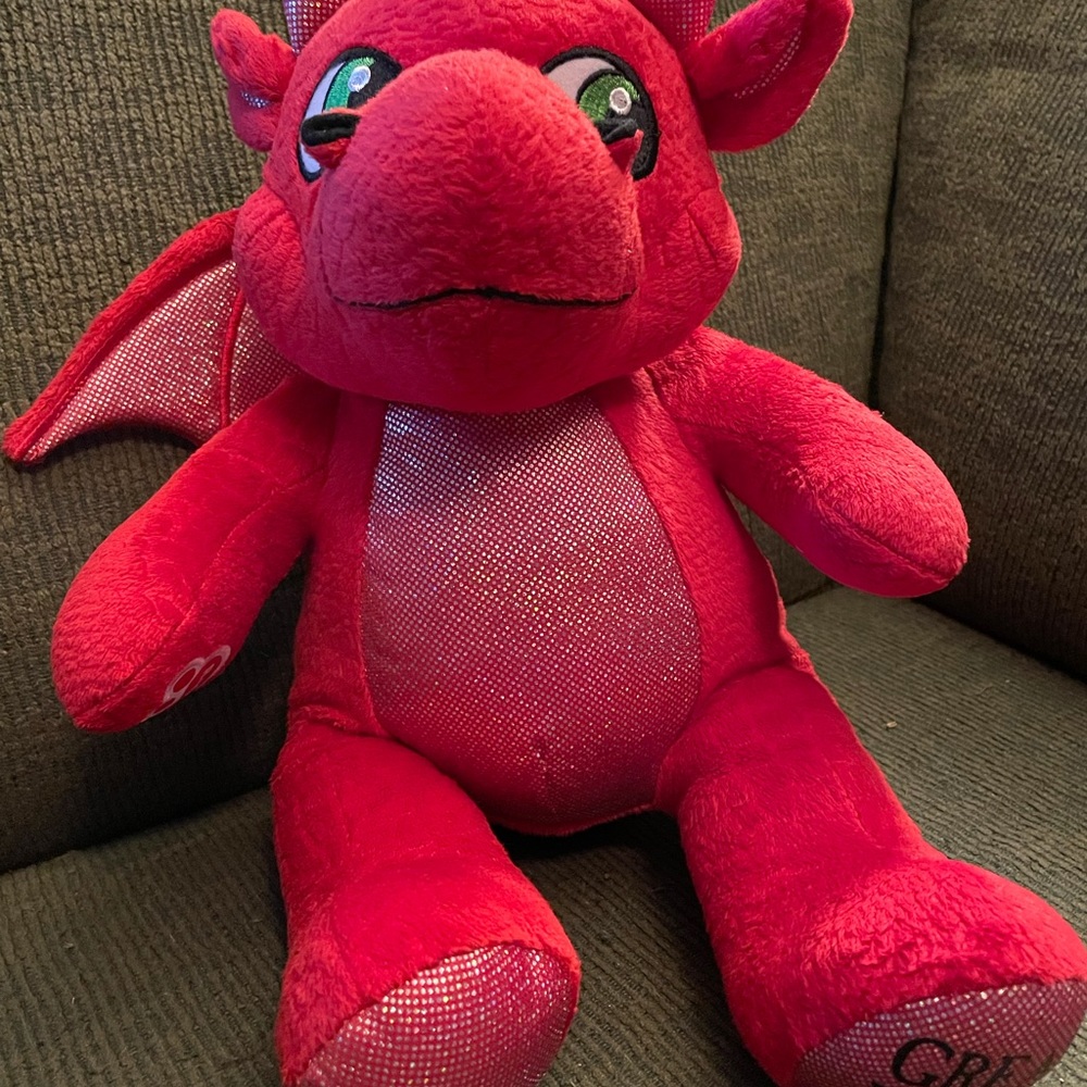 HTF Build A Bear MagicQuest Red Dragon Ellie